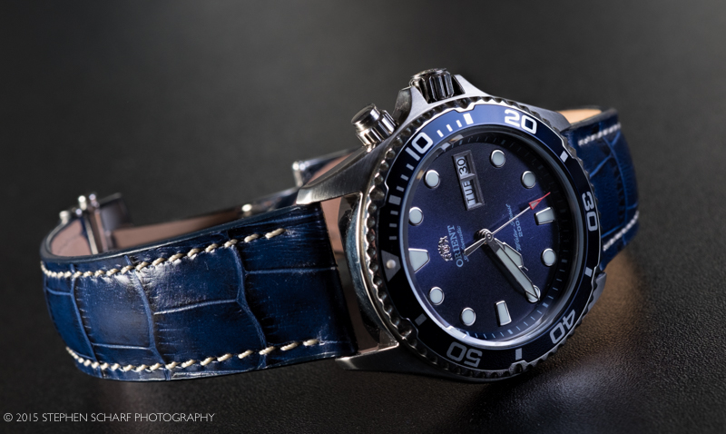 My Orient Blue Ray with Ocean Blue BOB Marino Strap Wow WatchUSeek Watch Forums